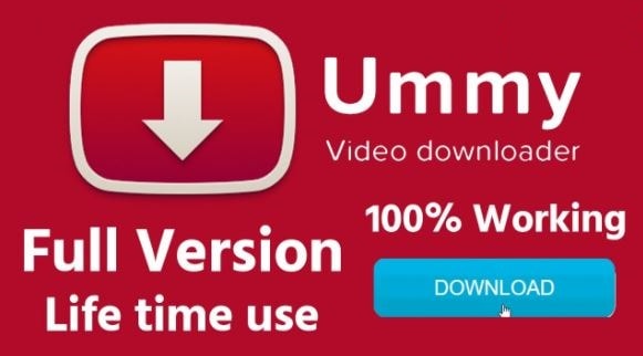 ummy video downloader 1.10 3.1 crack full license key free
