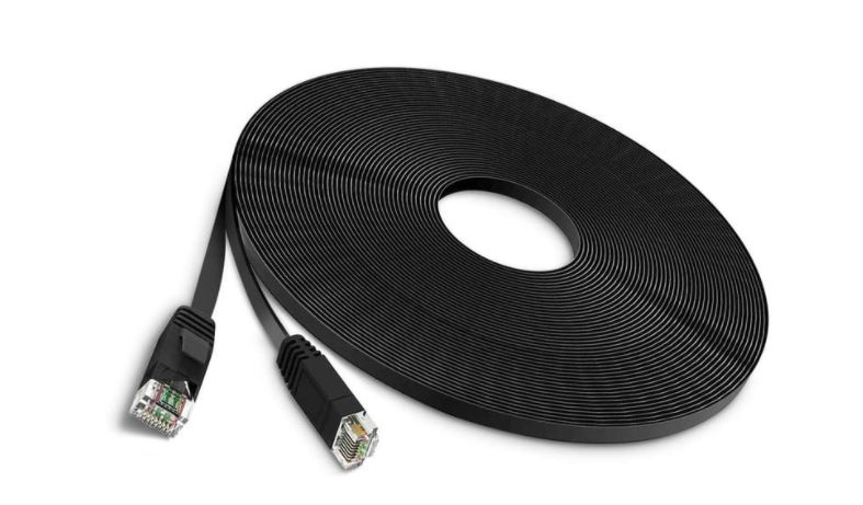 CableGeeker Flat Black Cable