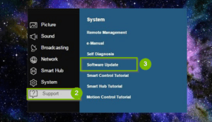 how to update samsung smart tv apps