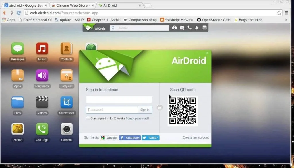 How to Access Android Phone from Ubuntu Linux Using AirDroid