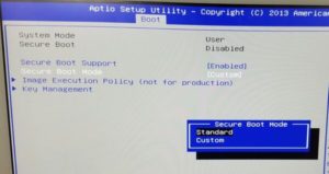 How to enable Secure Boot