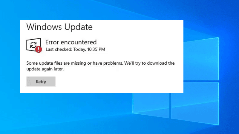 How to Fix Windows Update Error Code